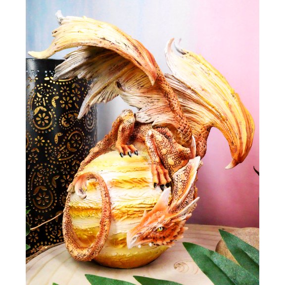 Ebros Celestial Solar Galaxy Planet Jupiter Terrestrial Guardian Dragon Figurine