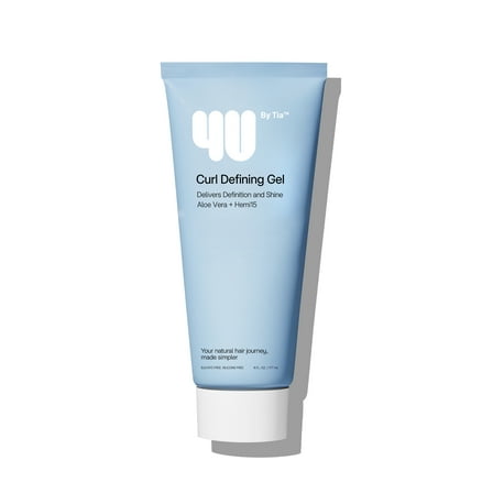 4U by Tia Curl Defining Gel with Aloe Vera and Hemi15, 6 fl oz