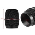 thumbnail image 3 of Microphone Metal Microphone Mesh Grille Replacement with Interior Foam Windscreen Pop Filter Compatible with BBS K100/K200/K300/4100/4500 Wireless Microphones Black Pack of 2pcs, 3 of 7
