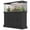 Black, variant on 55-75 Gallon Fish Tank Stand with Power Outlet, Heavy Duty Aquarium Stand with 4 Cabinets for Turtle Tank, Reptile Terrarium, White