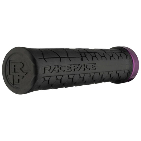 Race Face Getta Grip Lock-On Grips, 33mm, Black/Purple
