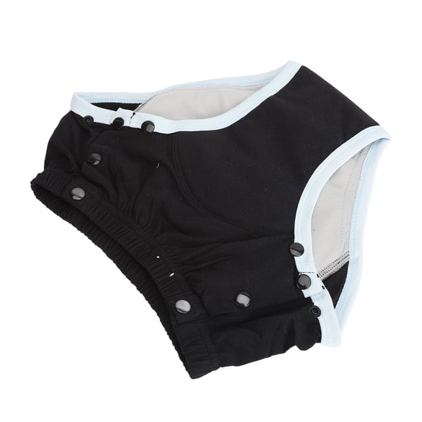 Pañal De Tela Para Adultos, Fácil De Poner Y Quitar Pañal Para Adultos Lavable Algodón A Prueba De Fugas Reduce El Olor Negro Para Uso Diario Para Personas Mayores