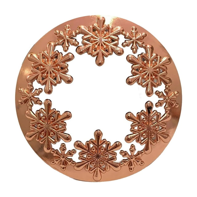 Candle Topper Evenly Decorative Zinc Alloy Stable Burning Jar Candle Shades for Gold