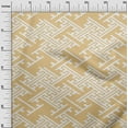 thumbnail image 3 of oneOone Cotton Poplin Dark Beige Fabric Geometric Sewing Material Print Fabric By The Yard 56 Inch Wide, 3 of 4