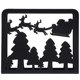 thumbnail image 2 of Elegant Napkin Holder Napkin Storage Christmas Theme Home Decoration 4.72x3.93x1.65in Table Decoration 1Pcs, 2 of 2
