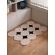 thumbnail image 2 of Alfombra flocada para sala de estar, dormitorio, mesita de noche, larga, de terciopelo, antideslizante, gruesa, para el hogar, 2 of 5