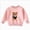 A47-Pink, variant on 12-24Months Toddler Girls Crewneck Sweatshirt Bear Applique