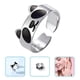 thumbnail image 5 of Anillo abierto con forma de panda para mujer, anillo abierto ajustable, anillo personalizado para niña, 5 of 5