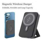 Premium 10000 mAh Power Bank Fast 20W Magnetic Wireless Charger for iPhone 15/14/13/12 with Smart Kickstand Slim and Powerful