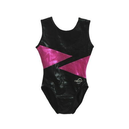 Obersee Kids Pink Diamond Gymnastics Leotard