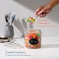 thumbnail image 2 of Frascos de almacenamiento de vidrio KoOk de 32 oz (960 ml) con tapas, juego de 2, 2 of 6