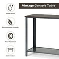 thumbnail image 5 of Console Entryway Vestibule Sofa Side Table W/ Storage Shelf, 5 of 8