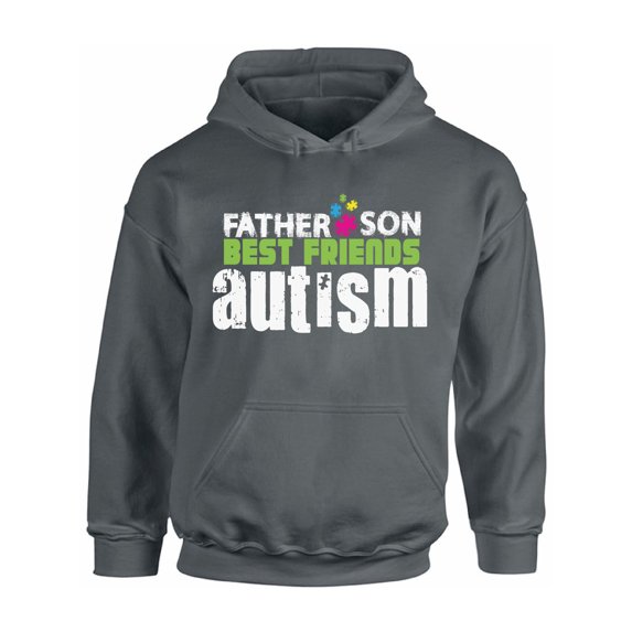 Awkward Styles Father Son Best Friends Autism Hooded Sweatshirt Autism Awareness Hoodie for Men Autism Hoodie Sweater Father and Son Autism Hoodie Sweater Autism Gifts Family Autism Sweater Hoodie