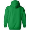 thumbnail image 3 of Distressed Shamrock Hoodie Irish Green (2XL), 3 of 4