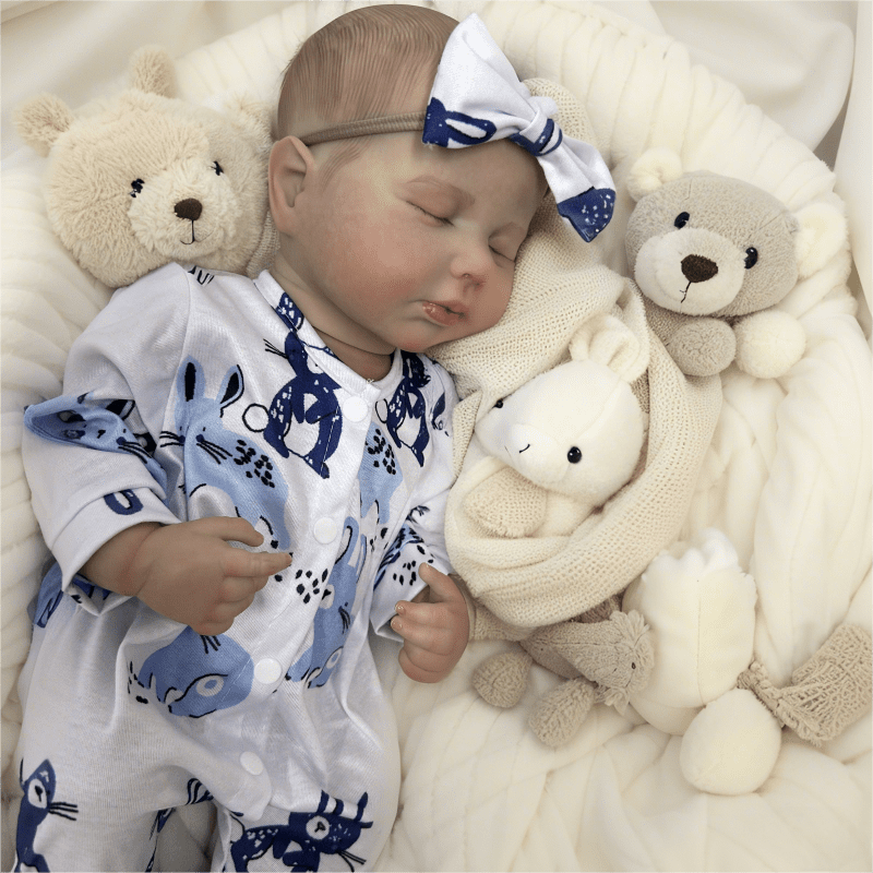 Dayoff Kids Lifelike Reborn Baby Dolls - 18 Inch Realistic Baby Doll (No Accessories) For Kids Age 3+