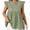 hgg070-Green, variant on Women's Spring Summer Ethnic Embroidered Cap Sleeve T-Shirt Casual Blouse