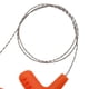 thumbnail image 4 of de alambre de acero inoxidable, manual de cuerda de acero para mochilero, senderismo y senderismo Naranja, 4 of 8