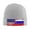 Gray, variant on Russian America Flag Winter Beanie Hats for Men Women Warm Cozy Knitted Cuffed Skull Cap Gray