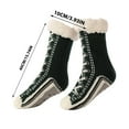 thumbnail image 3 of Slipper Socks for Women Warm Winter Cozy Fuzzy Fleece Winter Floor Socks Warm Home Extra Thick Fleece Socks Non Slip Home Fuzzy Socks, 3 of 5