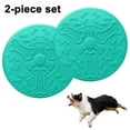 thumbnail image 1 of Dog Flying Disc, 2Pack Dog Flyer Dog Toy, Dog Soft Rubber Interactive Lightweight Flying Disc Dog Toy for Small Large Dogs - Floats in Water & Safe on Teeth,, 1 of 6