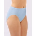 thumbnail image 3 of Bali Full-Coverage Hi-Cut Panty Blue Tulle Heather 8 Women's, 3 of 4