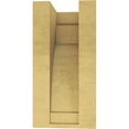thumbnail image 4 of 6"W x 6"D x 12"H Wide Rivera Rough Cedar Woodgrain TimberThane Corbel, Primed Tan, 4 of 6
