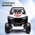 12V Ride on Car for Kids, 4X4 Ride on UTV Truck w/Remote Control/LED