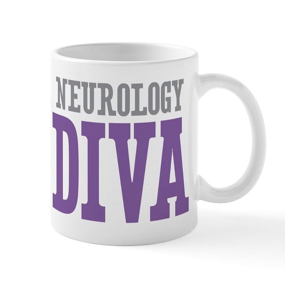 CafePress - Neurology DIVA Mug - 11 oz Ceramic Mug - Novelty Coffee Tea Cup