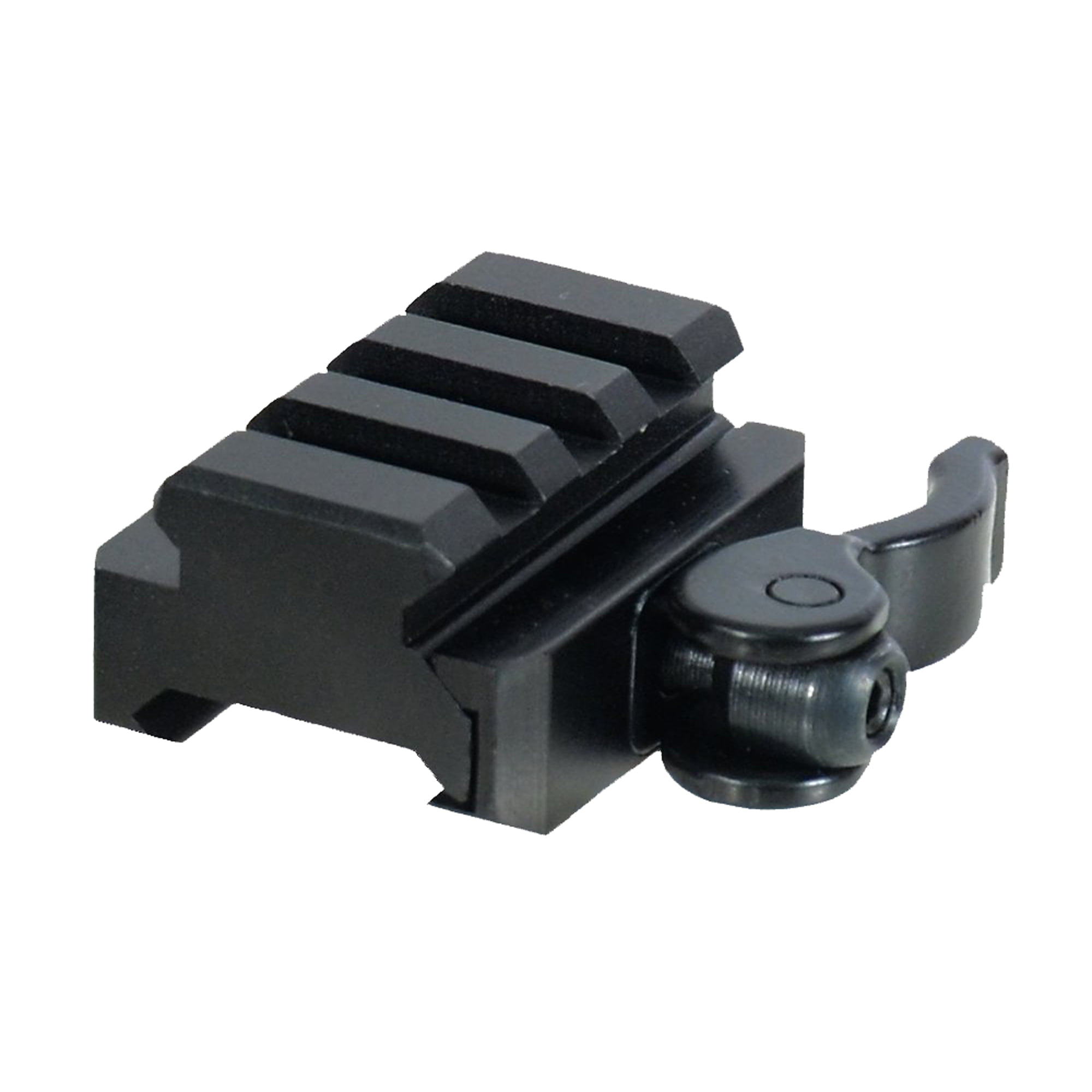 0.59" 5-Slot QD Quick Detach Picatinny/W Compact Lever Lock Adaptor Riser Rail 