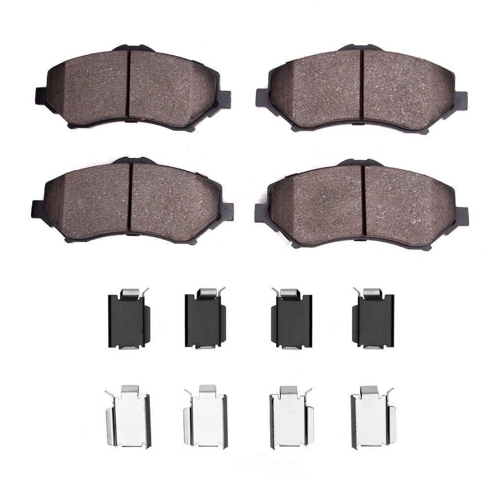 Dynamic Friction Company 1400-1273-01 DFC Ultimate Duty Performance Brake Pads and Hardware Kit