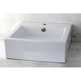 thumbnail image 3 of Kingston Brass Sierra White China Vessel Bathroom Sink with Overflow Hole & Faucet Hole, 3 of 3