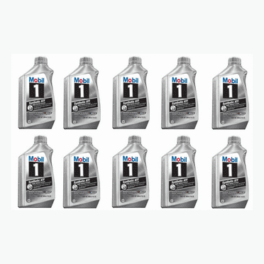 10 Quart/Liter Automatic Transmission Fluid MOBIL 1 Synthetic ATF Mpn # 112980