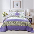 thumbnail image 2 of Home Soft Things 7 Piece Saigon Bedspread Set - Lilac - Oversize King (122" x 106"), 2 of 11