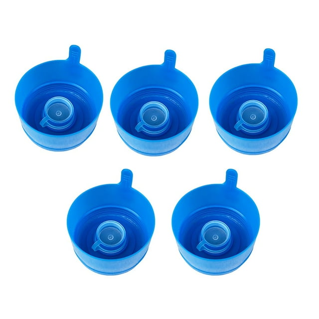10 Pcs Reusable Non Spill Anti Splash Water Bottle Caps for 55m 3/5 Gallon Water Jugs