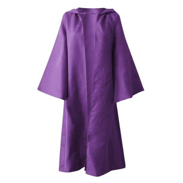 Mujeres hombres Vintage gótico sólido con capucha vendaje capa Cosplay prendas de vestir abrigo Fridja ghj987+5702