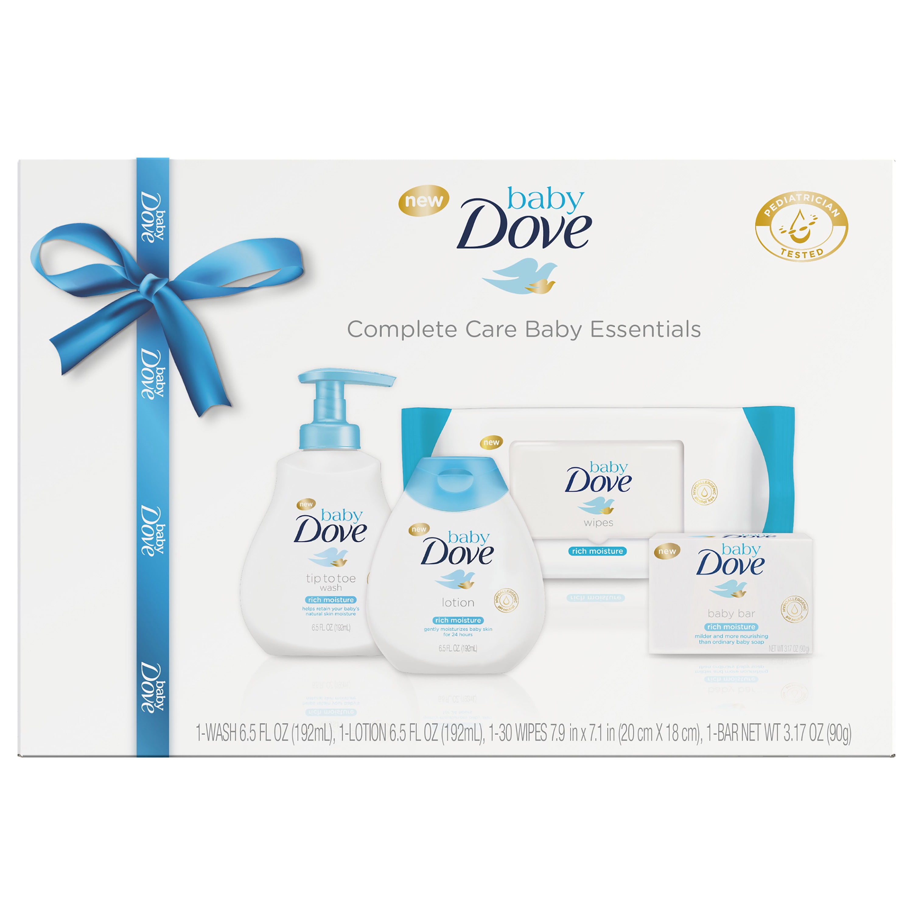 dove baby bath set