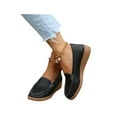 thumbnail image 3 of Harsuny Ladies Driving Lightweight Loafers Casual Low Top Soft Moccasins Black 8.5, 3 of 6