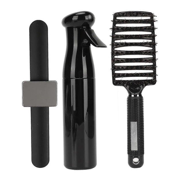 Detangling Curved Vent Brush Spray Bottle Hair Clip Pin Wristband Holder Beard Hair Styling Tool