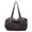 Gray, variant on KKLDOGS Leopard Print Canvas Duffle Bag, Large Capacity Casual Weekender Shoulder Handbag for Travel & Daily Use