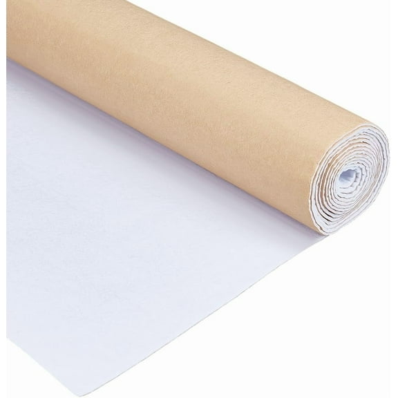 78.7x9.8 Inch Soft Cotton Interlining White Self-Adhesive Interfacing Fabric