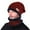 Red-Adult, variant on Viworld Winter Beanie Hat Scarf Set Warm Knit Hat Thick Knit Skull Cap For Men Women, Red