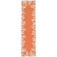 thumbnail image 1 of Trans-Ocean Import CAPR8162017 Capri 1620-17 Hand Tufted Coral Boder Oriental Rug, Orange - 24 in. x 8 ft., 1 of 6