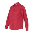thumbnail image 2 of FeatherLite Women's Long Sleeve Stain-Resistant Tapered Twill Shirt 5283 Heathered Red XS, 2 of 5