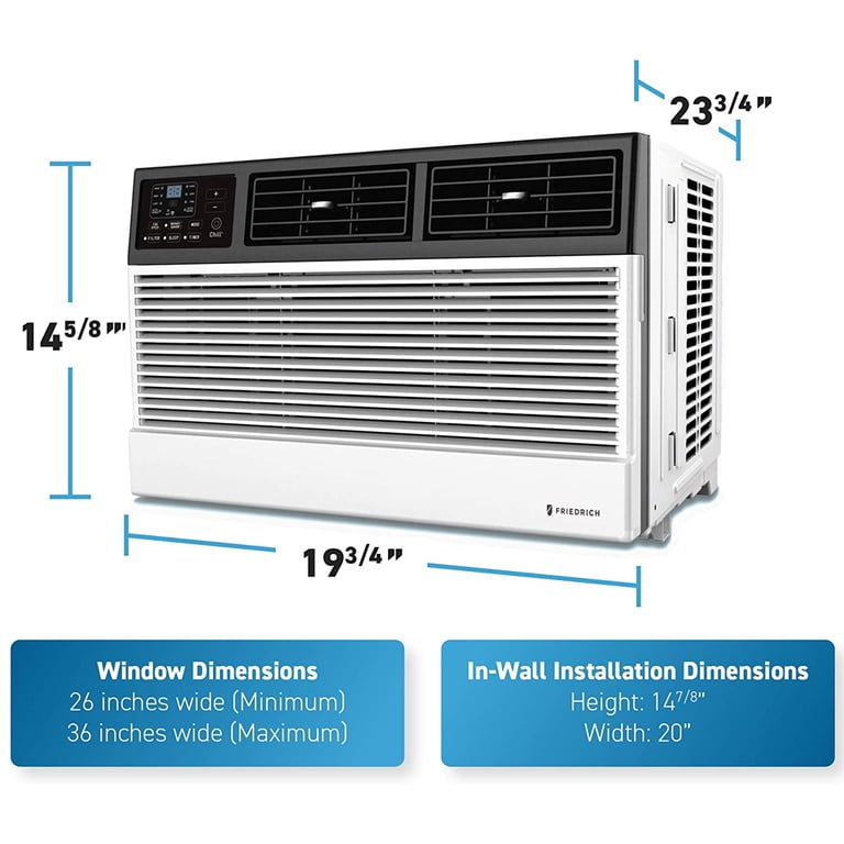 https://www.walmart.com/ip/Friedrich-Chill-Premier-Wi-Fi-Controlled-Air-Conditioner-Window-Unit-White/474839948