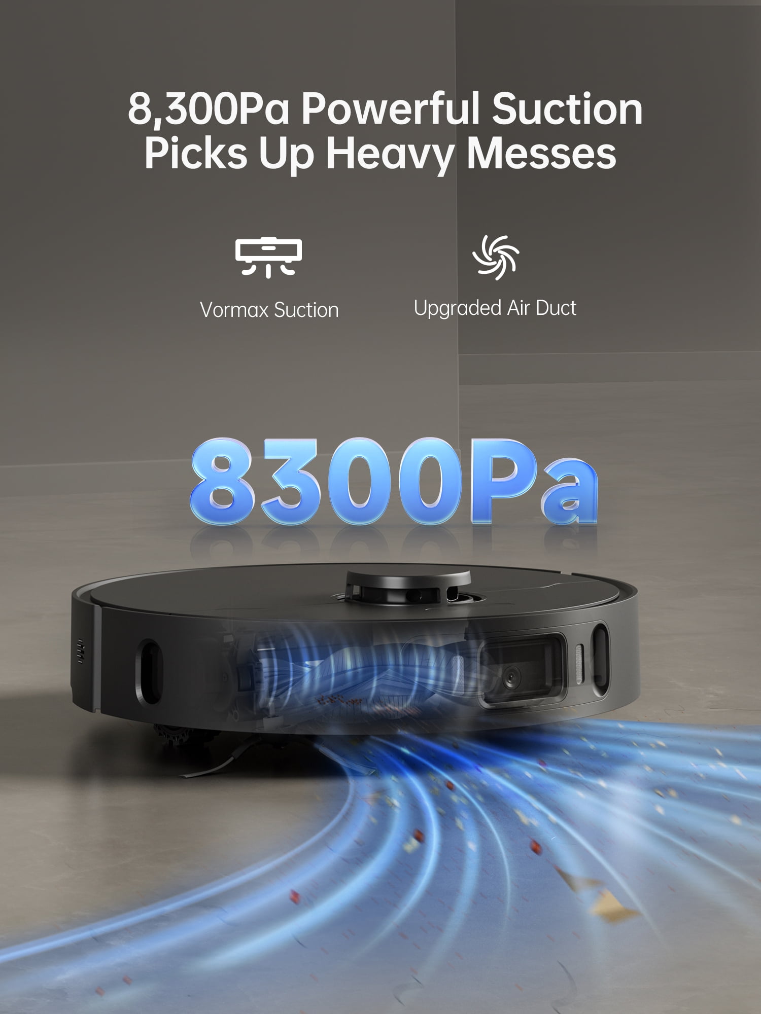 Dreame X30 Ultra Robot Vacuum Cleaning Bundle, 3 Extra Dust Bags, 8300Pa Suction, Mop Extend and Mop Self Cleaning with 140°F Water, Removable & Liftable Mop, Self Water Refilling, Mop Self Drying