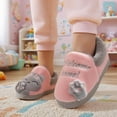 thumbnail image 2 of Hpapadks Kids Slippers Girls Winter Warm Indoor Shoes Soft Comfortable Cute Cartoon School Casual Wear Girls Shoes Pink, 2 of 7