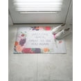 thumbnail image 2 of Multy Mats 20x31.5in Welcome Back Great To See You Floral, 2 of 5