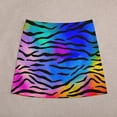 thumbnail image 4 of Tiger Stripes Skirt Abstract Line Print Modern Mini Skirts Summer High-waisted Graphic Aes, 4 of 7