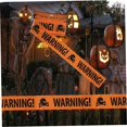 thumbnail image 4 of Cinta de advertencia de peligro de Halloween, 2 uds., cintas de precaución de seguridad DIY no adhesivas, accesorios de señalización, 8,5 cm x 4m, 4 of 5
