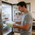 thumbnail image 6 of Silicone Large Ice Cubes Tray with Lid 6 Compartment 125ml Freezer Container for Soup and Baby Food Storage, 6 of 6